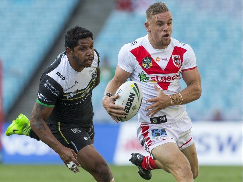 Matt Dufty's star performance has helped the Dragons to a 24-18 win over Hull FC.