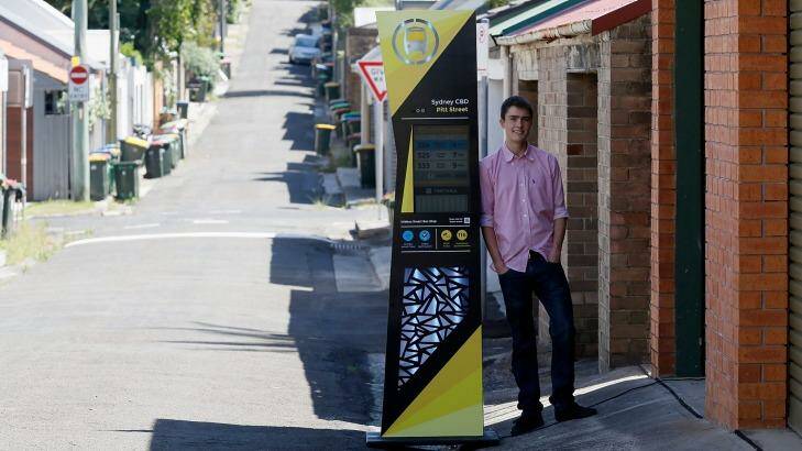 Ted Hodge, a year 12 graduate from Cranbrook, topped the state in design and technology for his design of a bus stop pylon that reduces public transport delays, 