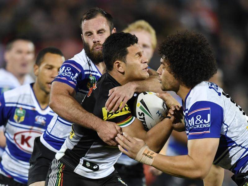 Canterbury have axed Matt Frawley (3rd L) for Benji Marshall's brother Jeremy to face Penrith.