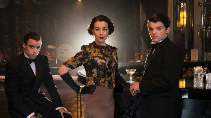 <i>The Halcyon</i> stars Jamie Blackley, Olivia Williams and Edward Bluemel. Photo: Sony Pictures Television