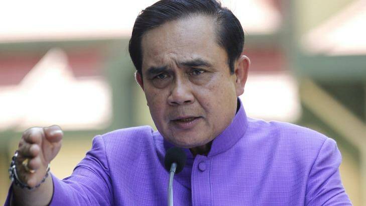 Thailand's Prime Minister Prayuth Chan-ocha: "Please explain to foreign countries or they may think I am intoxicated with power," Photo: Sakchai Lalit
