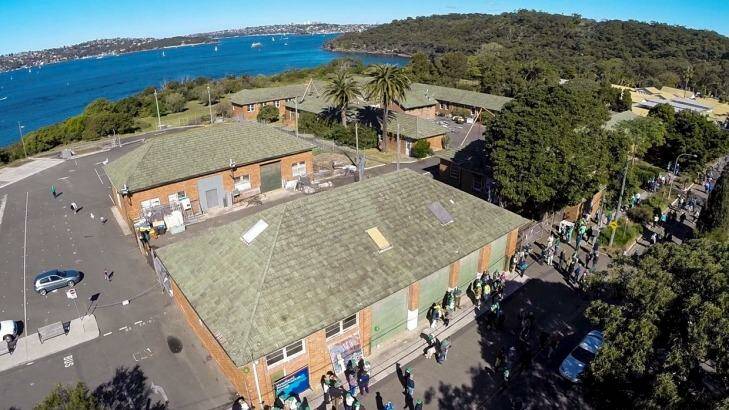 The site of the proposed aged care facility at Middle Head. Photo: Supplied