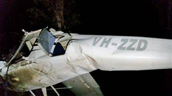 Putty plane crash: pilot suffers serious chest, head injuries