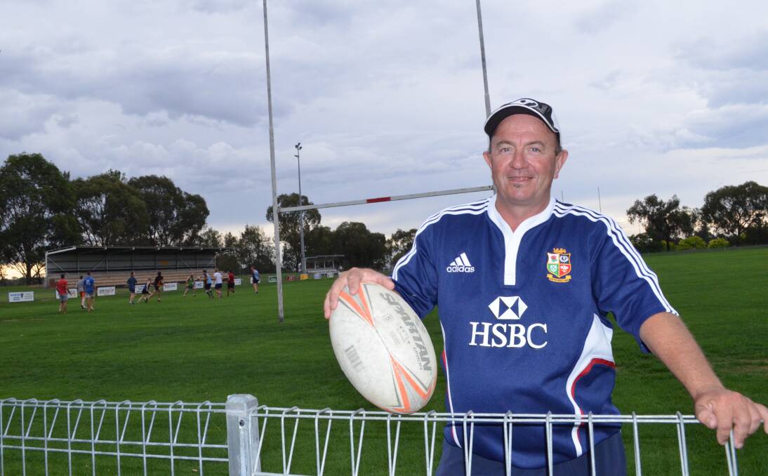 ON THE BALL: Neil McDondald brings 30 years of coaching experience to the Mudgee Wombats. He will coach the Wombats' first XV team in 2015. Photo: BEN HARRIS
