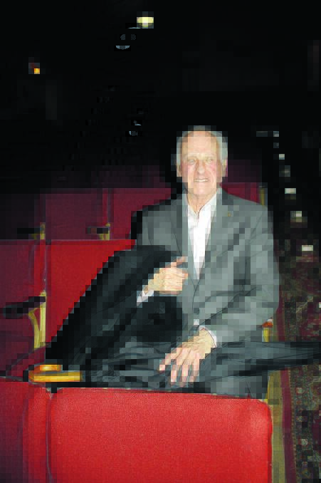 Roger Woodward  in the Prince of Wales Opera House after his concert on Friday night, 