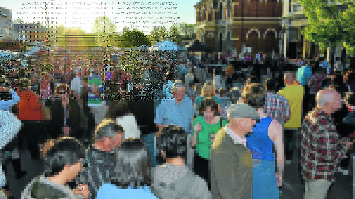 Popular events like September’s Flavours of Mudgee (pictured) are helping the Mid-Western Region to buck a state-wide downturn in overnight visitors.