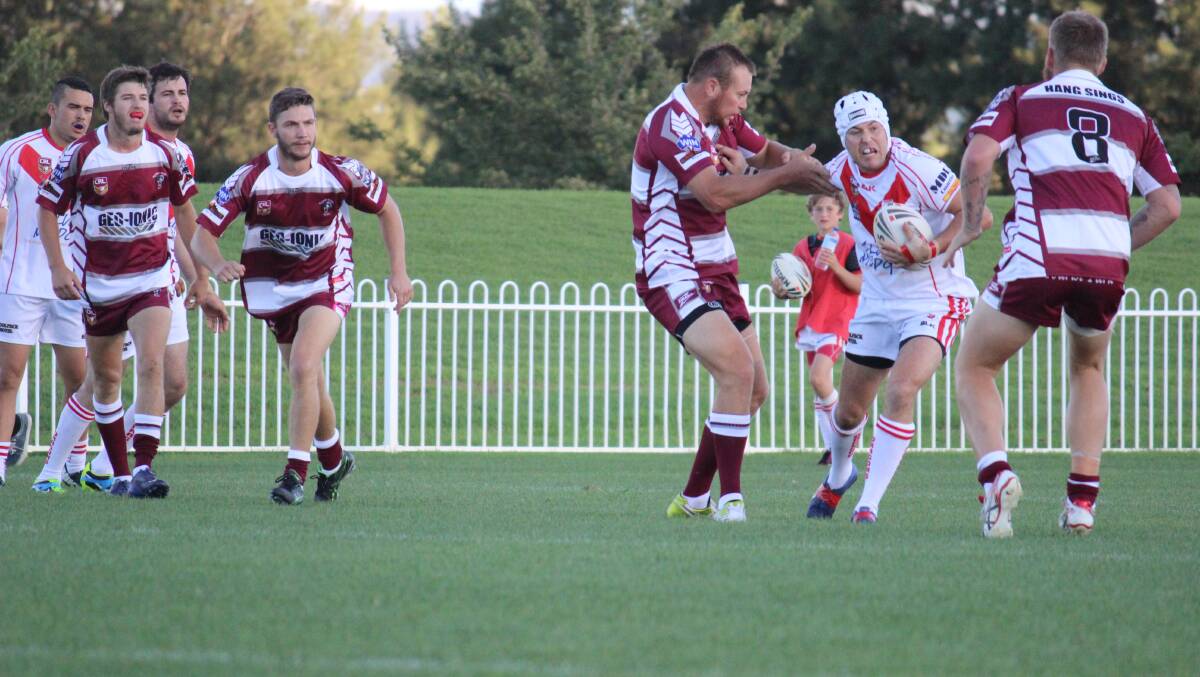 Tim Condon played well at halfback for Mudgee Dragons in premier division. PHOTO: DARREN SNYDER