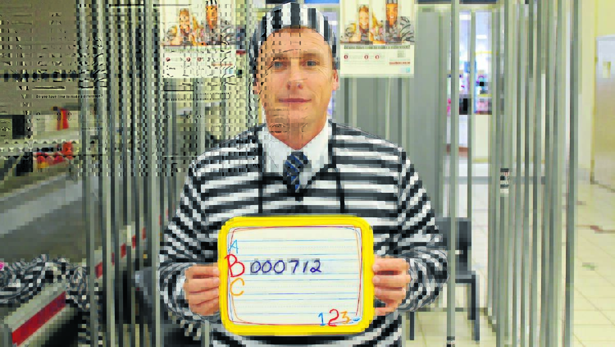 Andrew Palmer raised over $1300 during his time behind bars.