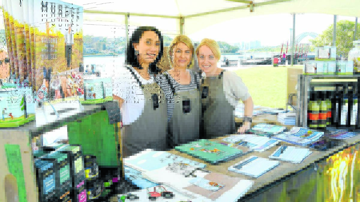 Caron Reynolds, Leianne Murphy and Kylie Barber from Mudgee Region Tourism. Photo: Fiora Sacco.