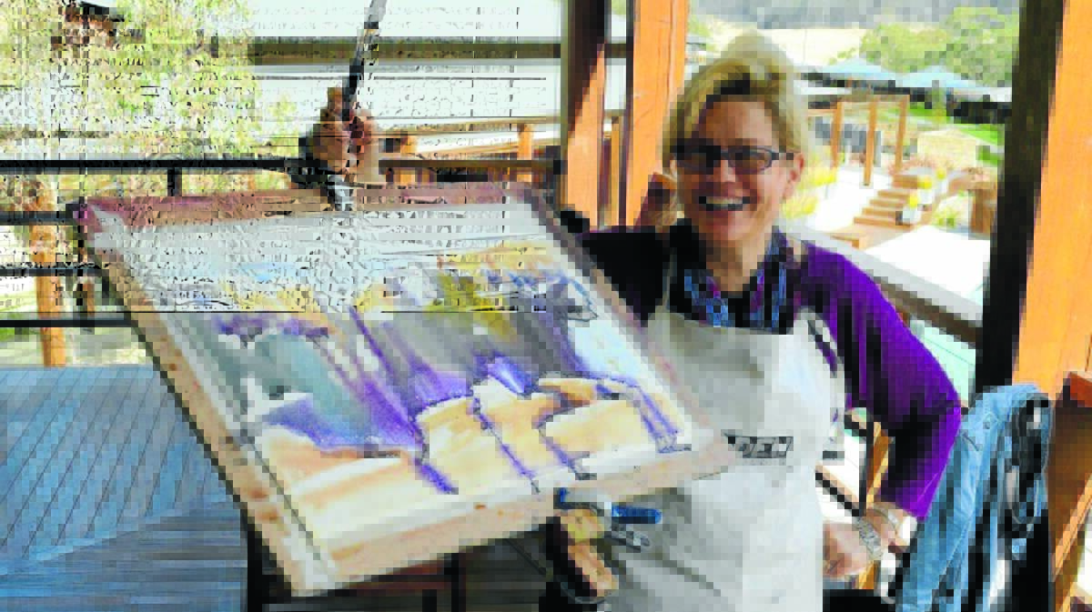 Mudgee artist Georgia Mansur will present a series of workshops at the Emirates Wolgan Valley Resort & Spa in May. 