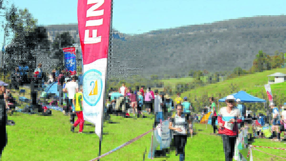 RUN TO THE LINE: Around 800 competitors took part in the Easter Three Days, the biggest part of the Easter Orienteering Carnival, which was held in the Clandulla area over the long weekend.