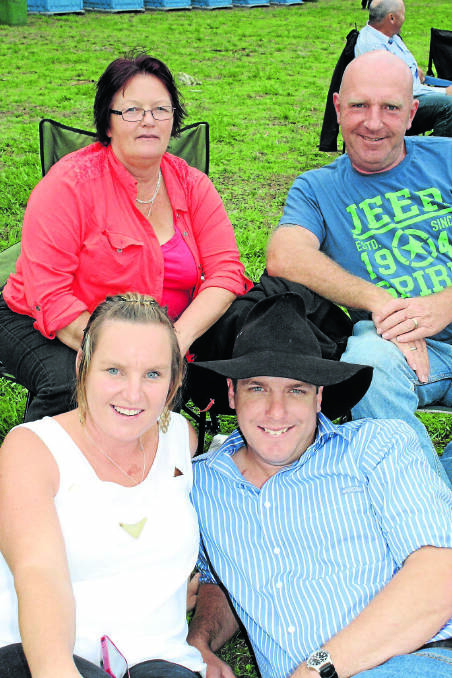 Dorothy and Phillip Spicer with Grant Rutkowski and Kelly Lumsden of Mudgee.