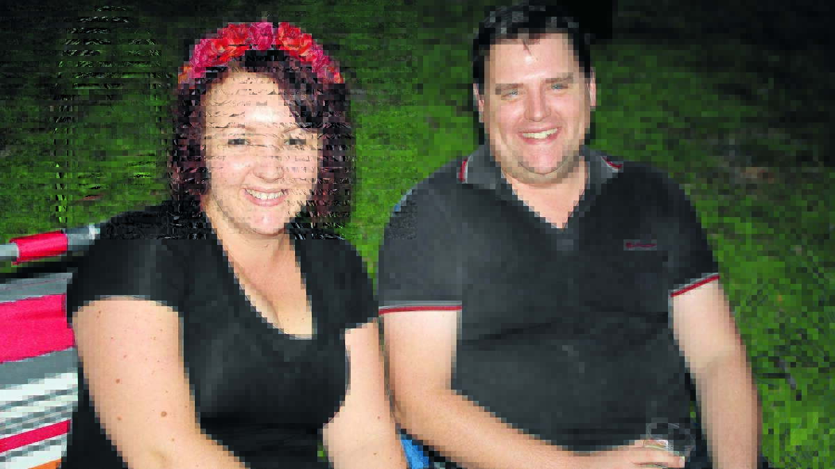 Shae and Tom Irwin from Mudgee joined Flix in the Stix patrons.