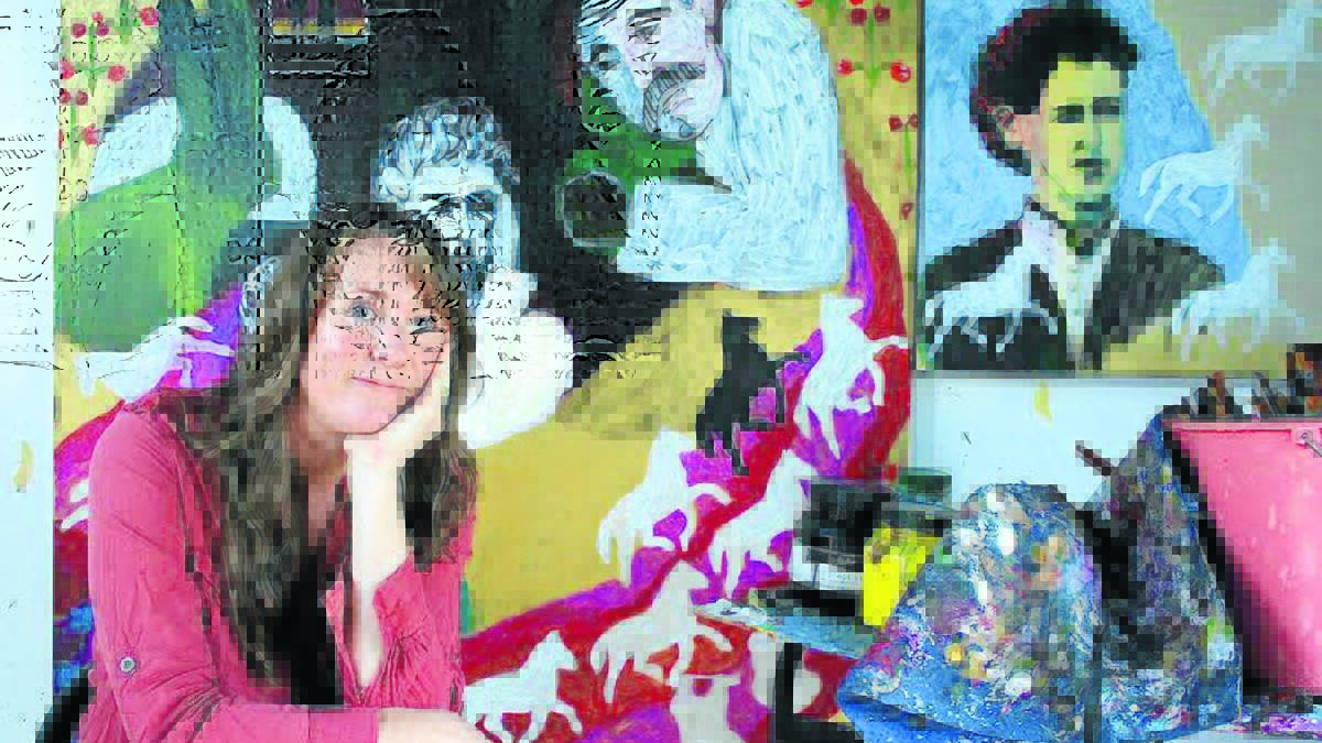 Hill End based artist Rebecca Wilson has depicted the life of Kate Kelly, sister of the bushranger Ned, in an exhibition which will tour the central west.