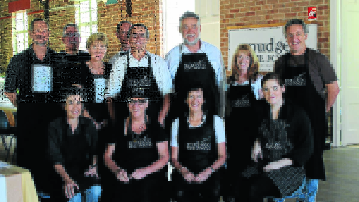 Mudgee Fine Foods committee members at the first ever Local Lunch on Saturday. 