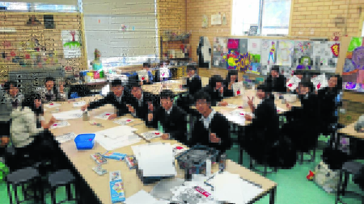 KONNICHIWA: A group of 17 Japanese students from Mudgee High School’s sister schools in Osaka are visiting.