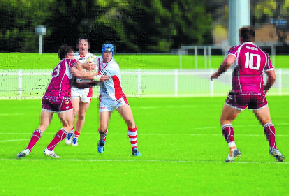 Dragons captain Jared Robinson in action against this week’s opponents, the Blayney Bears, earlier this season.