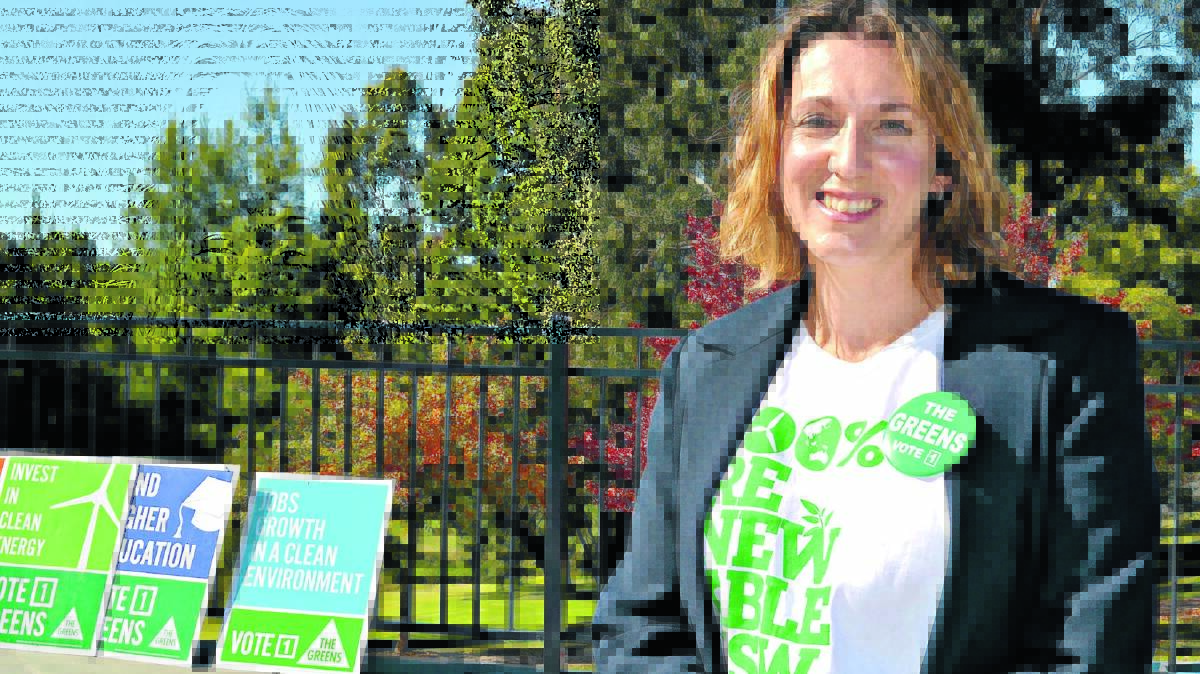 Mother of three and social welfare worker Delanie Sky will be the Central West Greens’ candidate for the seat of Calare at the next federal election. Photo: RACHEL FERRETT