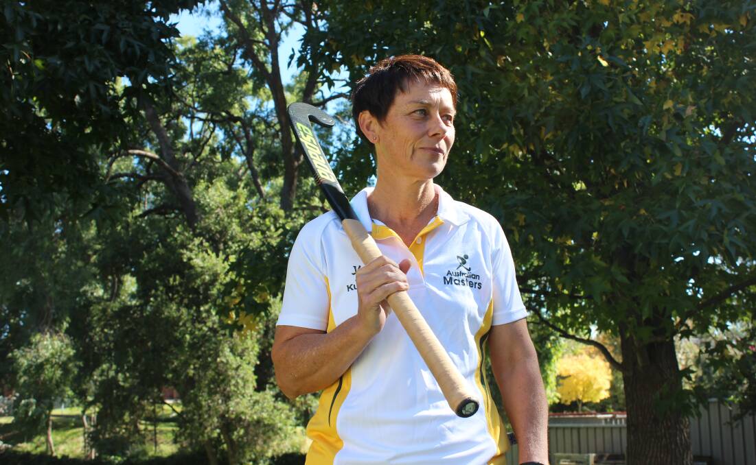 GREEN AND GOLD: Alison Wilson is heading to New Zealand to pull on the Aussie colours and represent her nation in the Trans Tasman Masters Challenge.