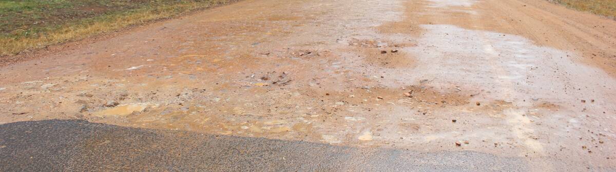 There are many potholes in the Mid-Western region.