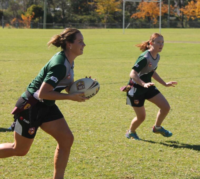 TOP CLASS: Dunedoo pair Emma Gallagher and Lauren Sullivan shone in the victory over Monaro to put the Rams into the sceond round. Photo: supplied.