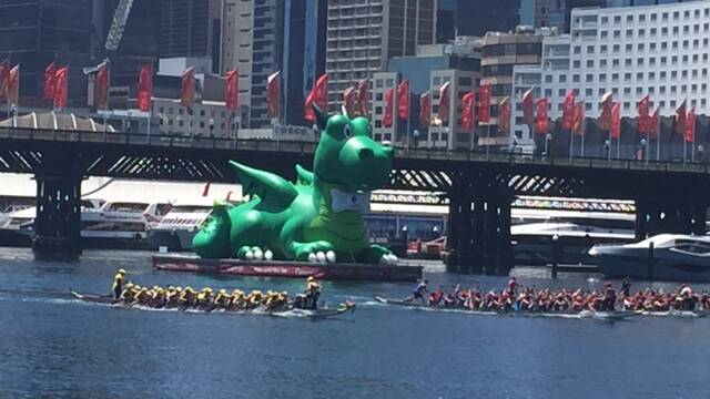 The Darling Harbour Chinese New Year festival that Mudgee's squad competed in.