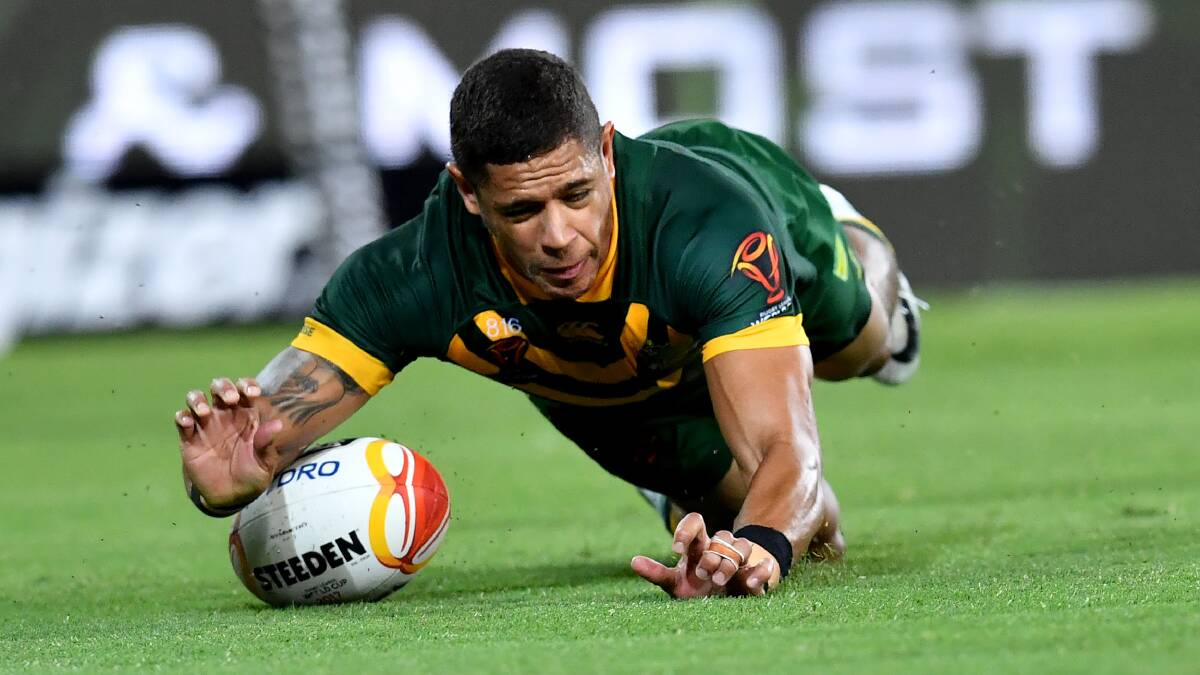 DANE'S DEBUT: Australian outside back Dane Gagai will make his long-awaited South Sydney debut this Saturday at Mugdee's Glen Willow Sporting Complex.