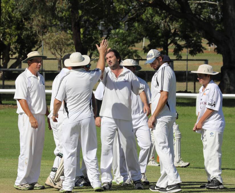 A FITTING SEND OFF: Mick Jarvis is among the Gulgong RSL players who aren't planning on a return for the 2019 season. Photo: Simone Kurtz.