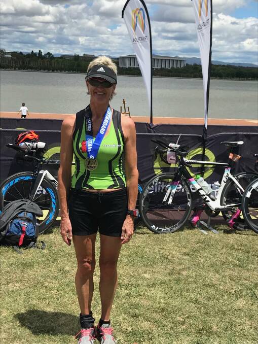 THE COMEBACK: Quinn returned from injury to clock a top time at Canberra's event, putting herself in pole position for Gold Coast championship qualifications.