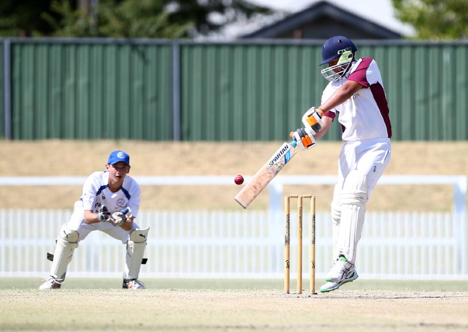 IN THE HUNT: Pictured playing for Mudgee under 19s, Guarav Sharma did his part to help Centennial past Gulgong RSL on Sunday. 