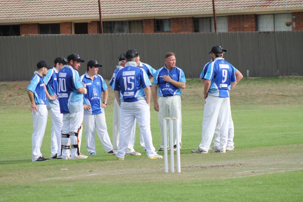 BLUE BRIGADE: The Strikers have made the Woolpack T20 Bash their own in 2017 as they collected another win on Saturday, this time with a nailbiting triumph over the Hurricanes. Photo: Sam Potts