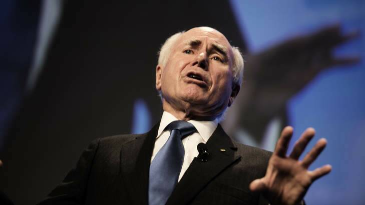 Former Prime Minister John Howard told the Global Warming Policy Foundation, a group of UK climate change sceptics, a global agreement on climate change action is unlikely. Photo: Dom Lorrimer