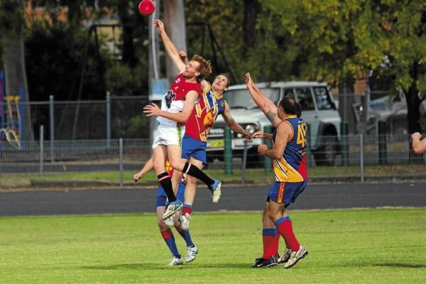 NEW TALENT: Mudgee Black Swans Brad James kicked three goals in their loss to Dubbo Demons on Saturday.