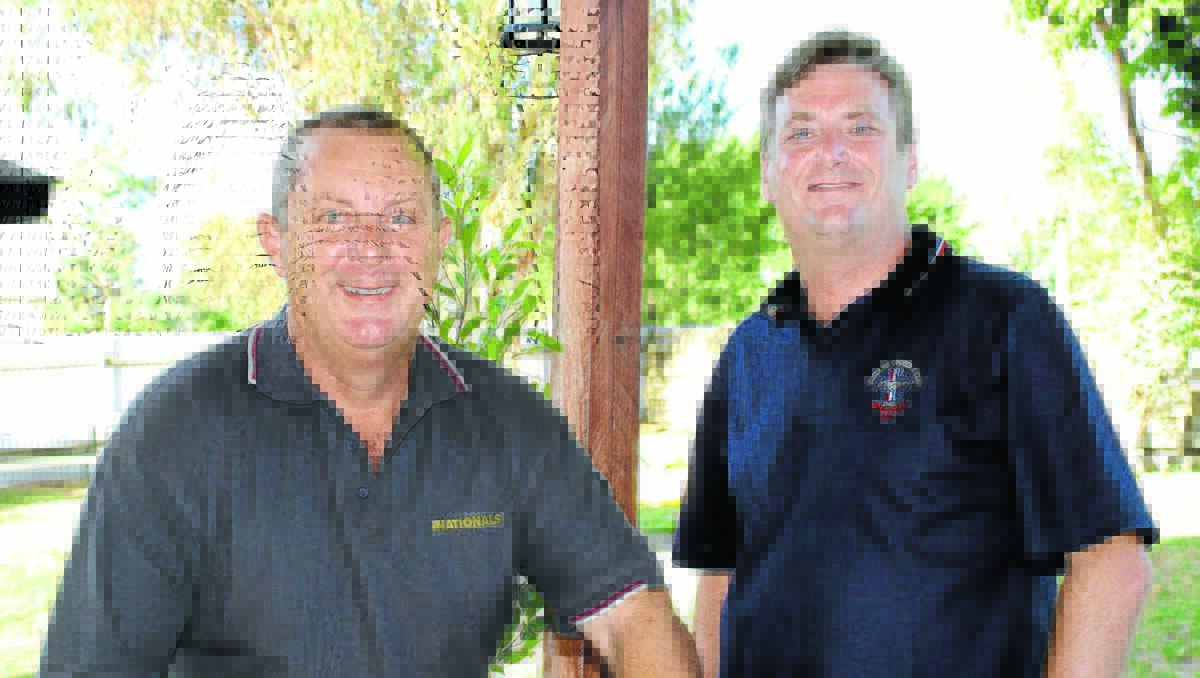 Nationals candidate for Hunter Michael Johnsen and Nationals Senate candidate Alan Hay were in Kandos and Rylstone on the weekend, getting a head start on campaigning before the surprise election date announcement on Wednesday.