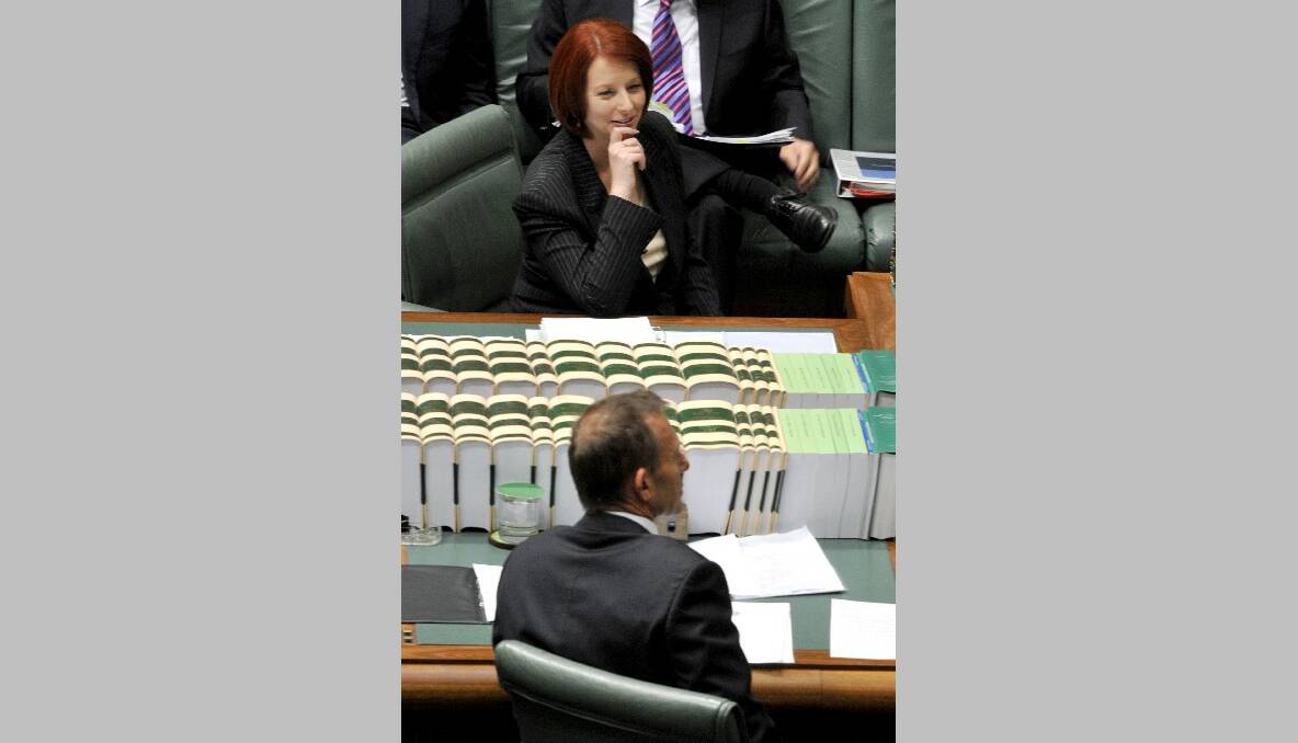 Kevin Rudd v Julia Gillard, June 2010. Photo: Getty Images