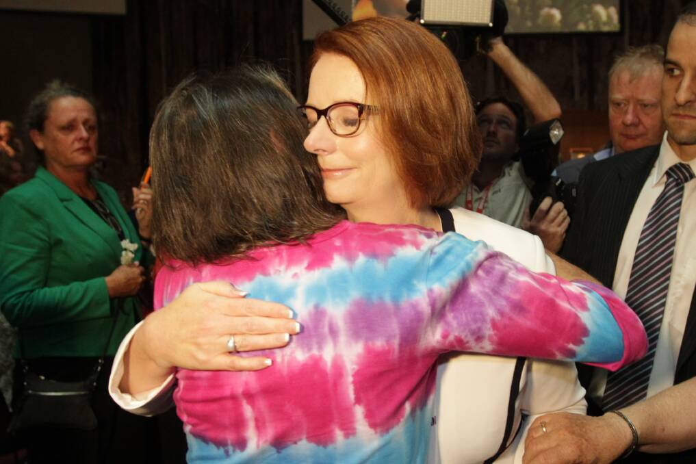 Prime Minister Julia Gillard and Opposition Leader Tony Abbott apologise to all those effected by the forced adoptions between the 1950s and 1970s. Photo: Fairfax Media