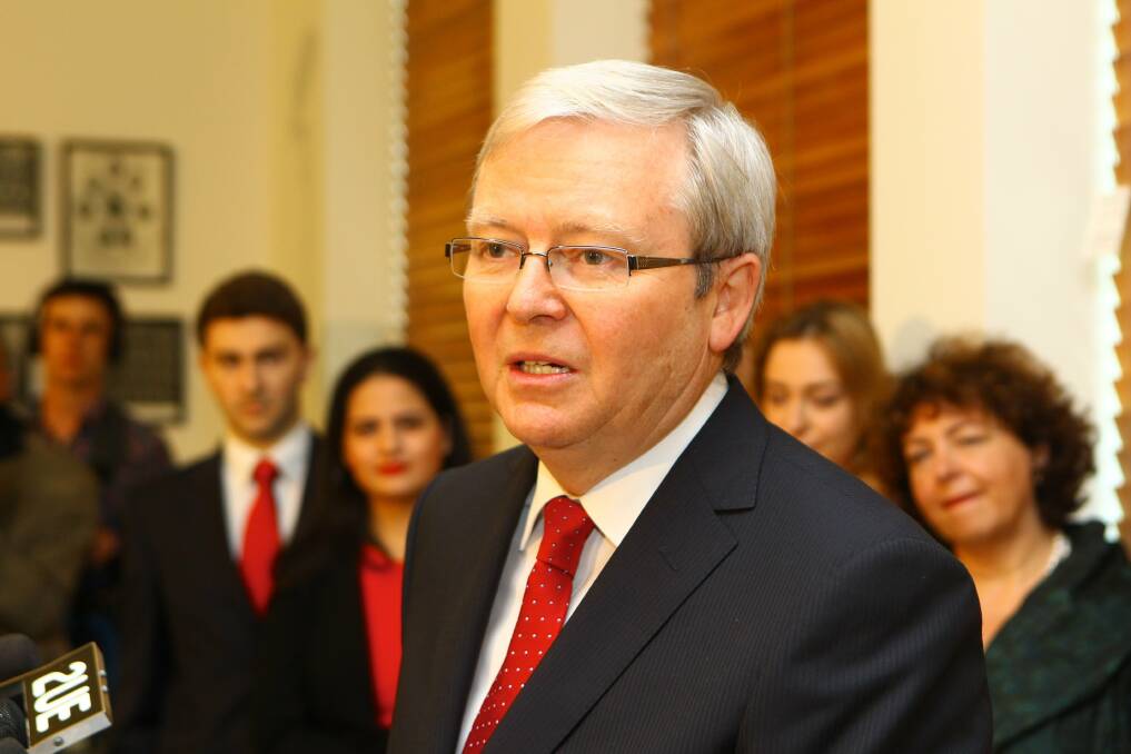 Kevin Rudd v Julia Gillard, February 2012. Photo: Fairfax Archives