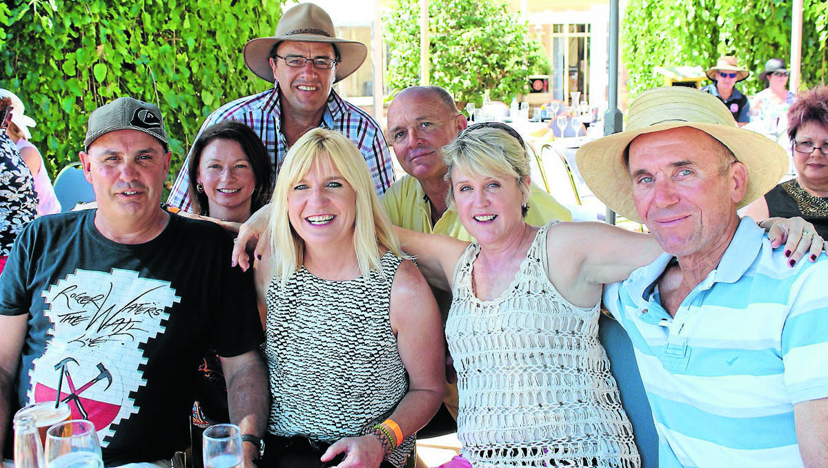Chris and Sharon Best, Michael and Jill Prince, Jeff Prince, and Anne and Gianni Pauletto celebrated Jill’s birthday at the Red Hot Summer Tour.