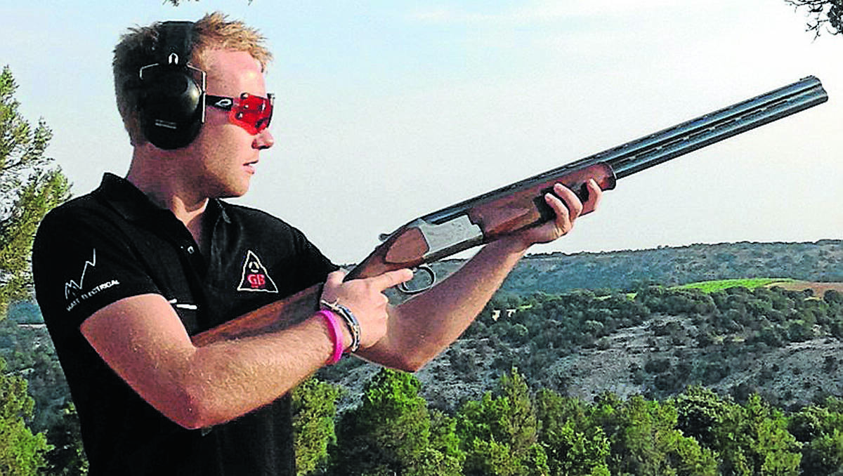ON THE LOOK OUT: Mudgee’s Jake Mackenzie competing at the world sporting clays championships in Spain.