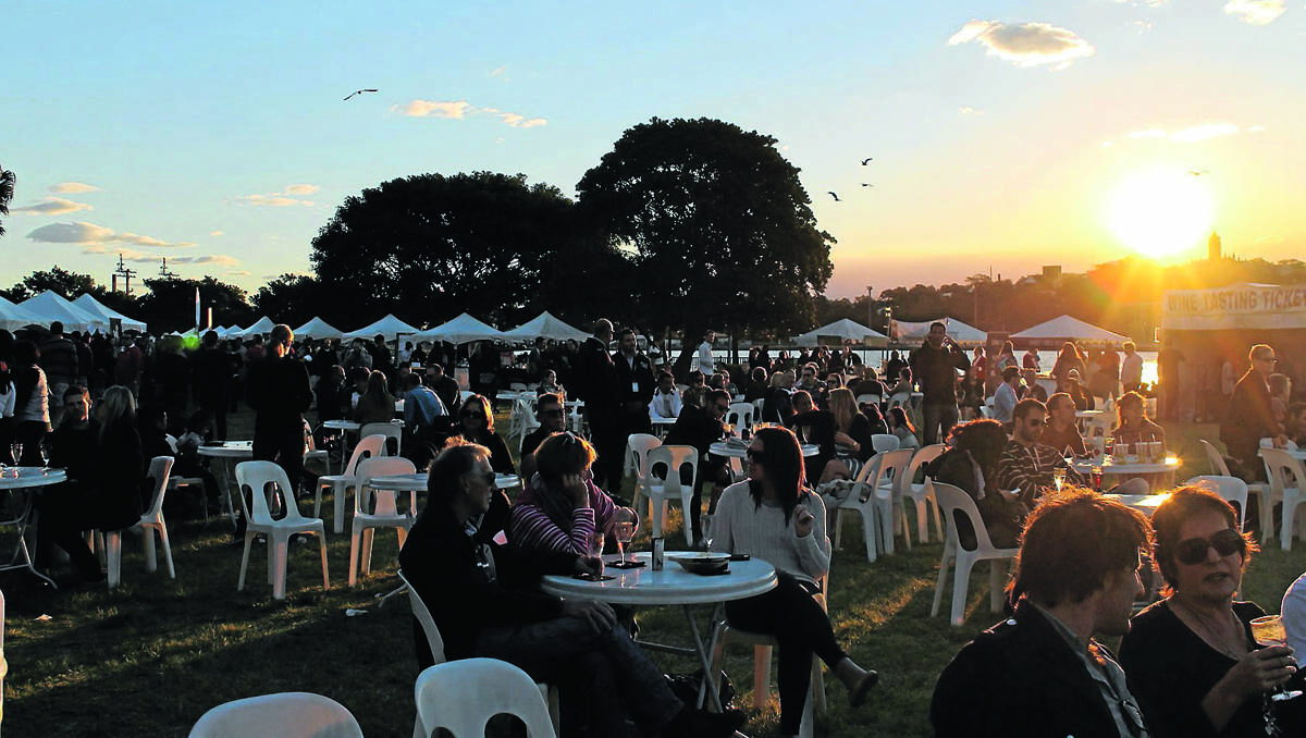 The City of Sydney estimated that 20,000 people visited the public tasting in Pyrmont’s Pirrama Park on Saturday and Sunday.
