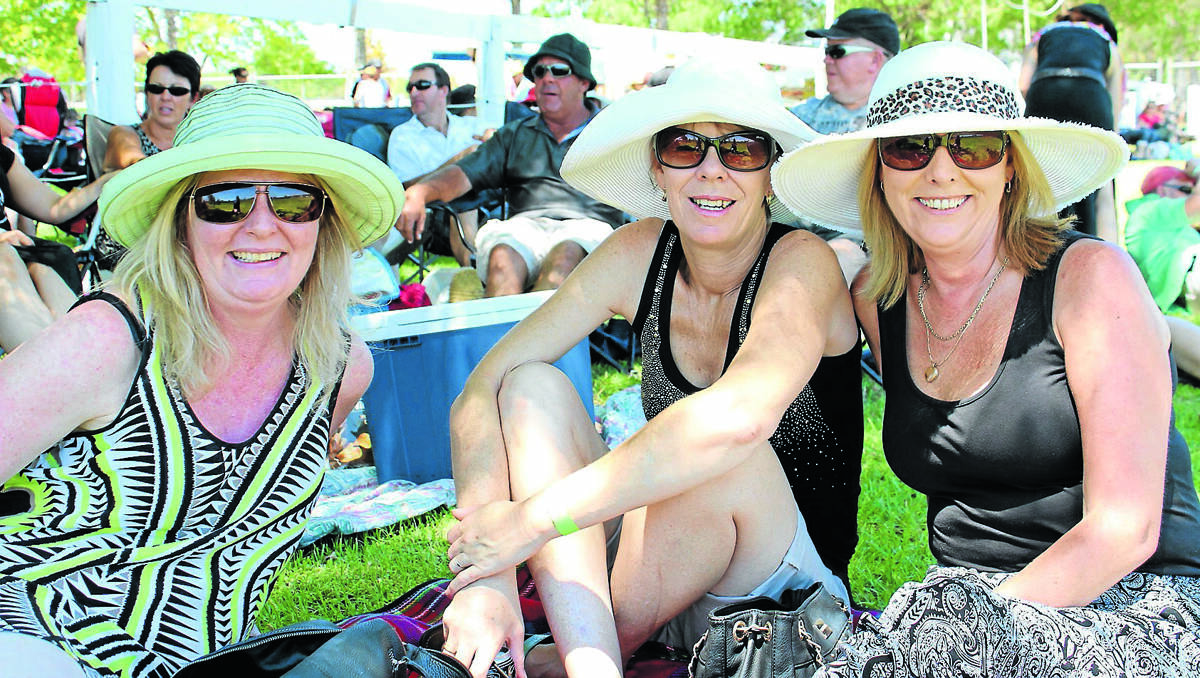 Leanne Saunders, Sandra Burke and Narelle Melbin made it a girls day out.