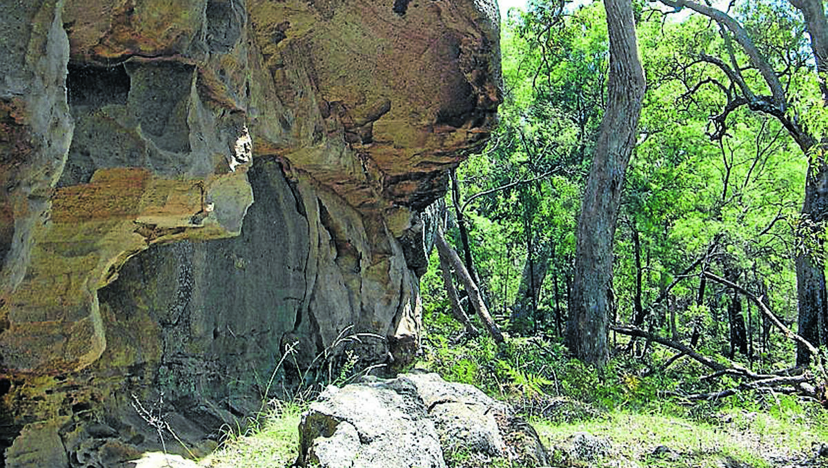 Opponents of the Moolarben Mine modification have called for the protection of natural assets, including The Drip (pictured). 
