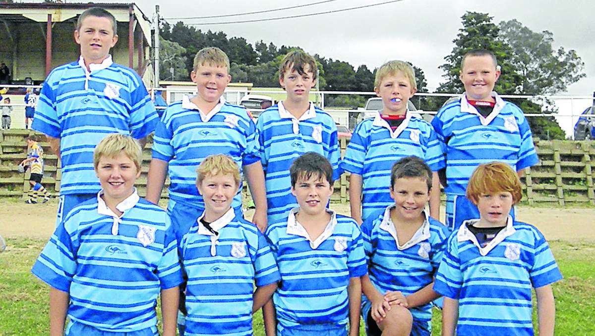 ON THE BALL: All Hallows rugby league players including (back from left) Brendan Davies, Mitchell McWhirter, Harrison Tant, Tommy Smith, Kurt Ellis; (front from left) Hamish Clarke, Zac Warwicker, Harry Pearson, NIc Hensley, Nicholas Hardy.