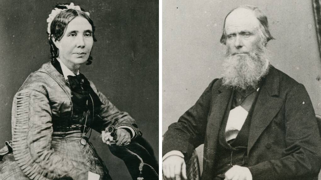 Mary Anne Smyth Blood and Dr Matthew Henry Smyth Blood who moved from Ireland to South Australia, to Cadia and back to South Austrlia. Picture courtesy of the State Library of South Australia