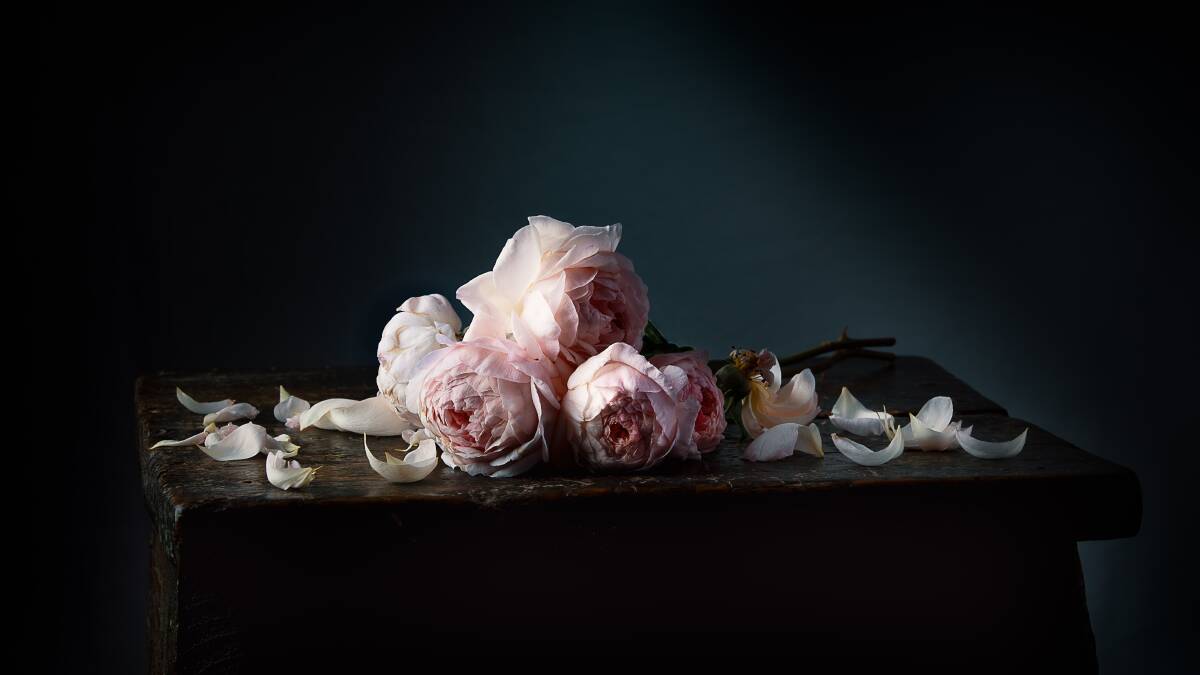 STILL LIFE: Tim White's piece, Trudge and Roses which won a Highly Commended award at Art Unlimited. Photo: Supplied.