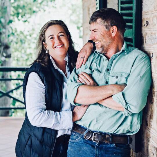 Husband and wife team Fiona and John Lydiard are the owners of Odd Frog Lodges. Photo: Amber Creative