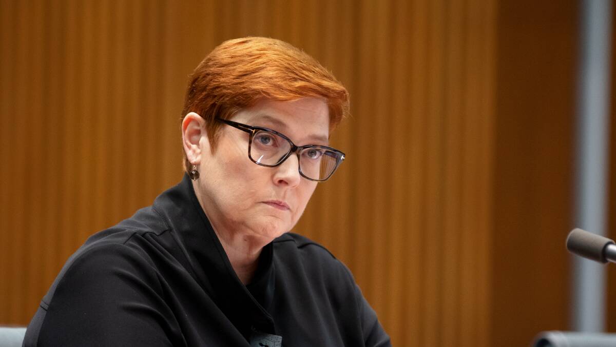 Marise Payne says Australia supports a war crimes investigation in Russia's attack on Ukraine. Picture: Sitthixay Ditthavong