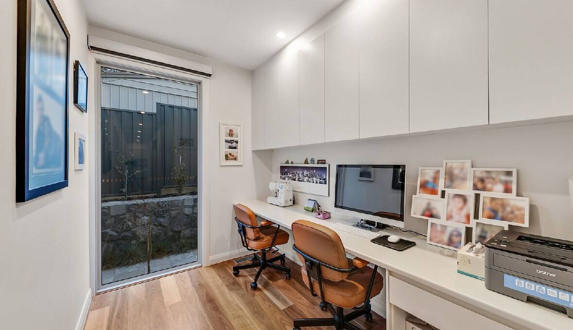 18 Green Street, Narrabundah features a large home office, ideal for Canberrans working from home. Picture: Blackshaw Real Estate