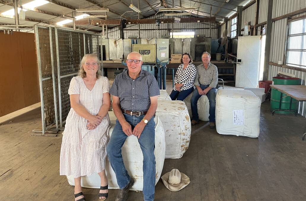 Norm and Thelma Large and former employers and long time friends, Kate and Andrew White, Havilah North, Mudgee.