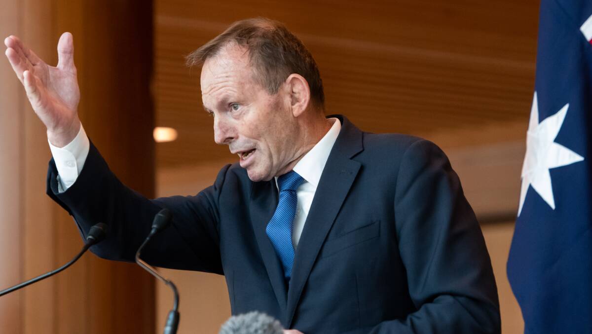 Former prime minister Tony Abbott. Picture ACM